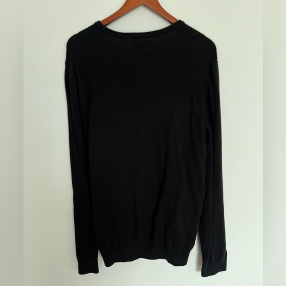 RW&CO Men's Black crewneck Sweater SIZE LARGE - Picture 4 of 5